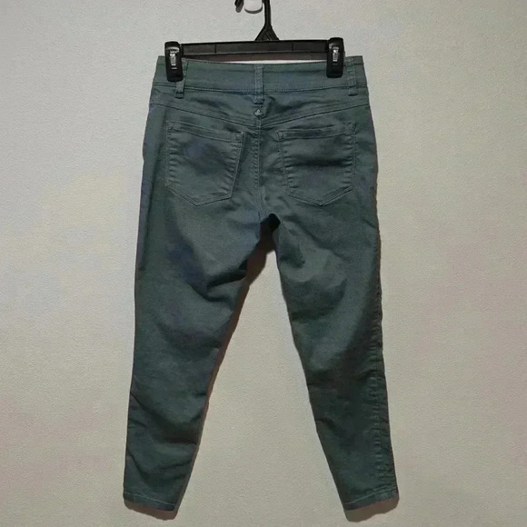 Prana Jeans Pants Size 2 / 26 Blue Skinny Carlotta Crop Side Detail - Picture 3 of 9